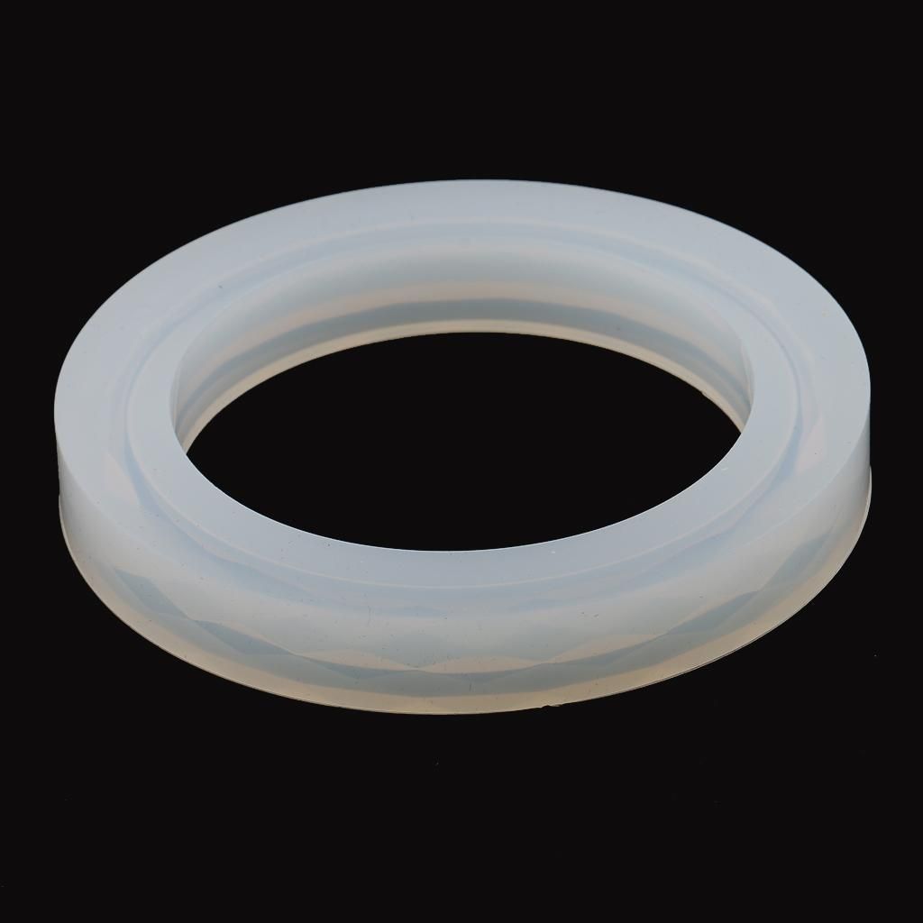 Round Silicone Resin Curve Bracelet Bangle Mould Mold DIY Making Tool
