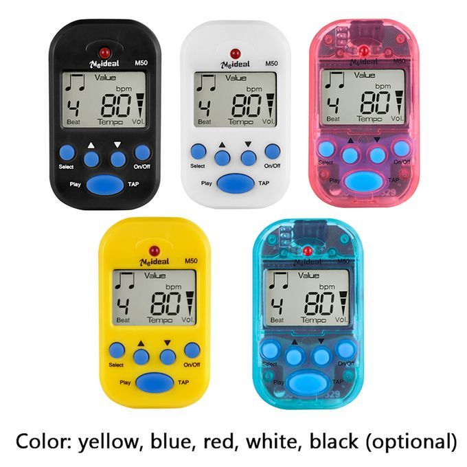 Professional Metronome M50 Digital LCD Clip-on Tuner