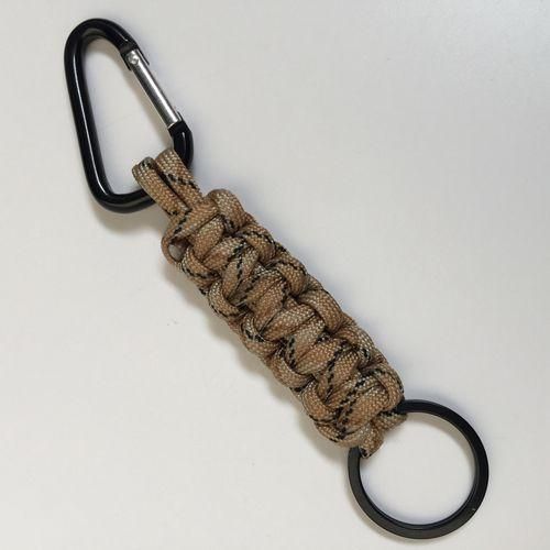 Carabiner Key Zipper Outdoor Emergency Keychain