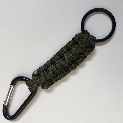 Carabiner Key Zipper Outdoor Emergency Keychain