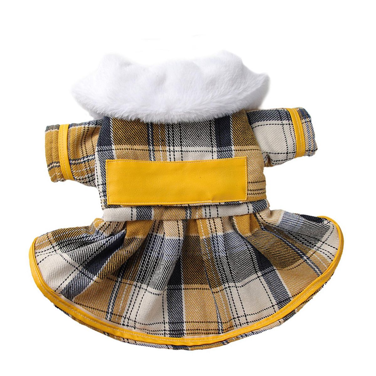 Pet Thermal Clothing Autumn Winter Plush Lining Pet Dress Thermal Clothing