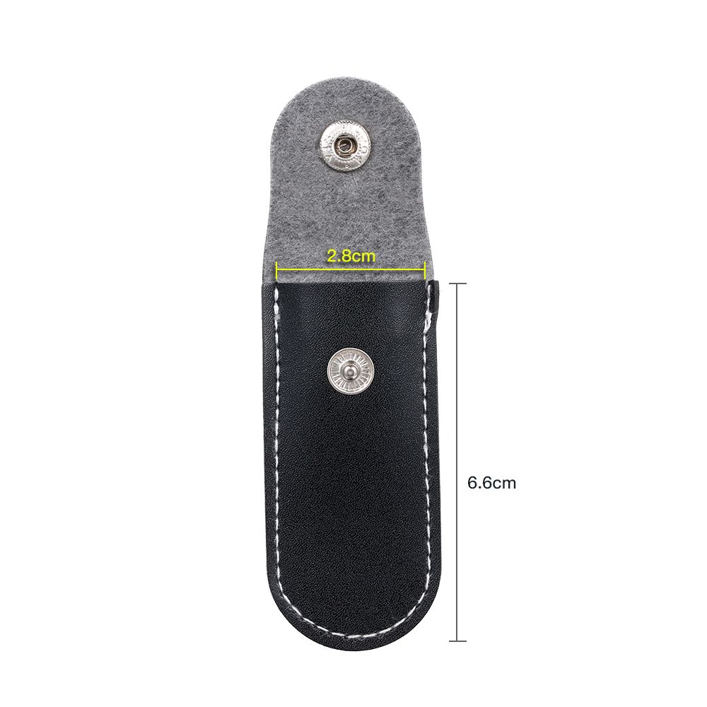 U Disk Leather Hasp Storage Bags Protective Cover For U Disk