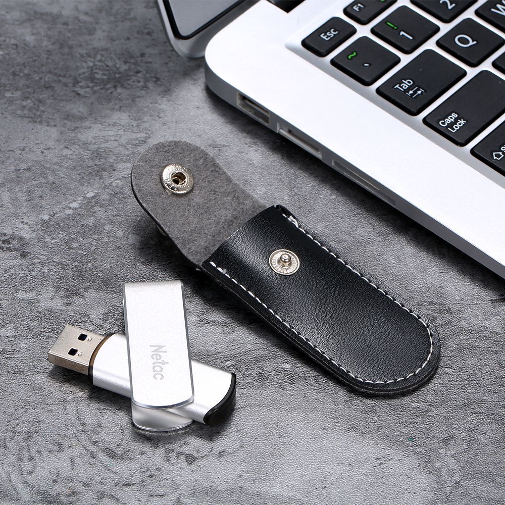 U Disk Leather Hasp Storage Bags Protective Cover For U Disk