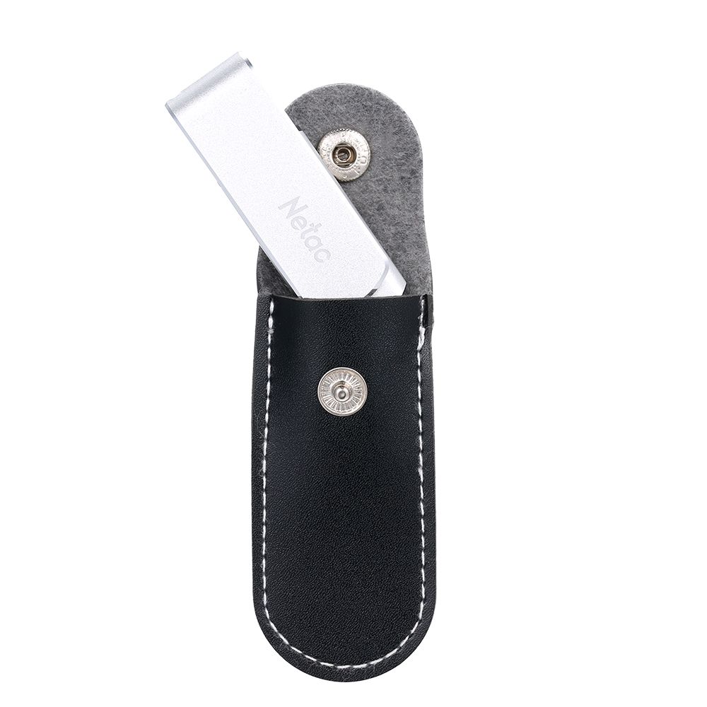 U Disk Leather Hasp Storage Bags Protective Cover For U Disk