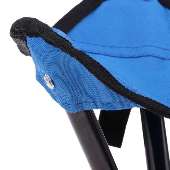 Tripod Foldable Camping Stool Compact Ultralight  Chair Blue