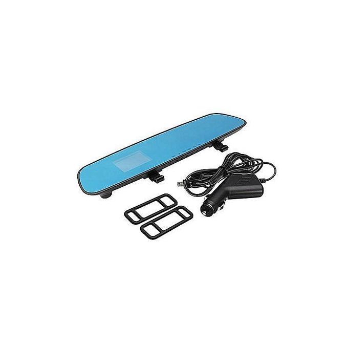 2.4 Inch 1080HD Vehicle Video Recorder Car Rear View Mirror Car DVR Built-in 200mA Battery