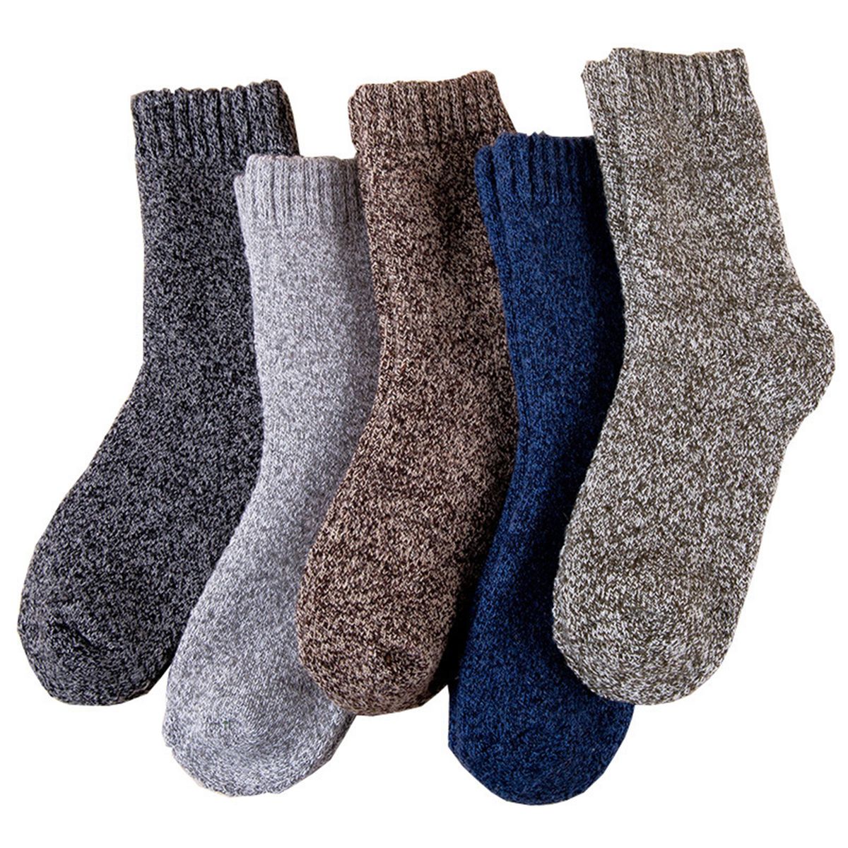 Men's Winter Wool Socks Soft Warm Thick Wool Socks For Cold