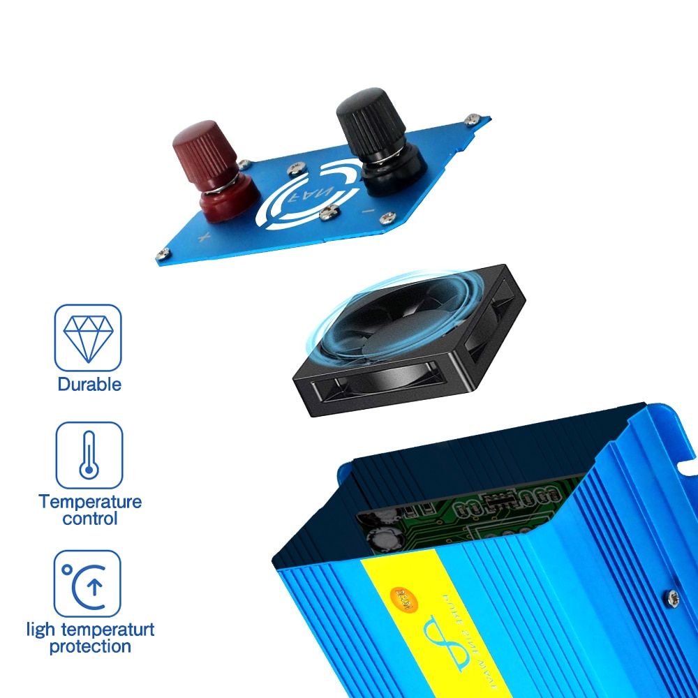 Pure Sine Wave Power Inverter DC12V To 110V-230V 2000W Peak Home/Car Full Portable AU/UK/EU/Universal/US Socket-12V 220V Universal