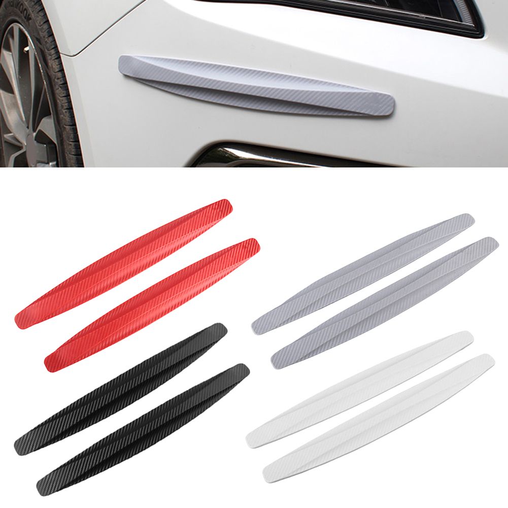 2Pcs Bumper Corner Guard Cover Anti Scratch Protectors-Black