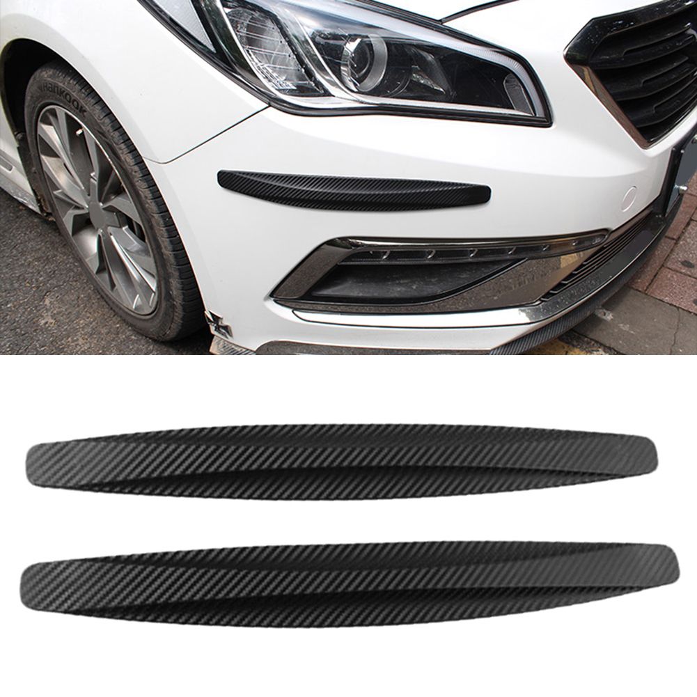 2Pcs Bumper Corner Guard Cover Anti Scratch Protectors-Black