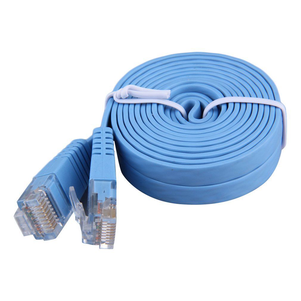 2M Length Flat Reticle RJ45 CAT6 8P8C Ethernet Patch Network Cable Lan Cable