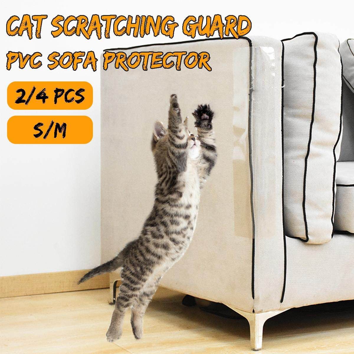 4Pcs M Pet Cat Scratch Guard Mat Cat Scratching Post Furniture Sofa Protector S 2 Pack