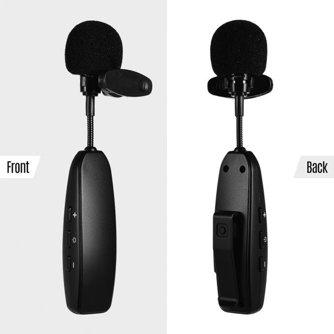 Wireless UHF Microphone System 2 Transmitter And 1 Receiver