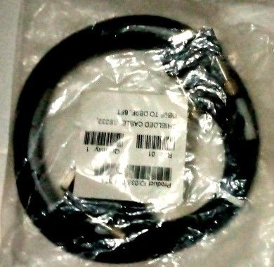 RS232 DB9 Female To DB9 Female Shielded Cable 1.8M 6FT Black