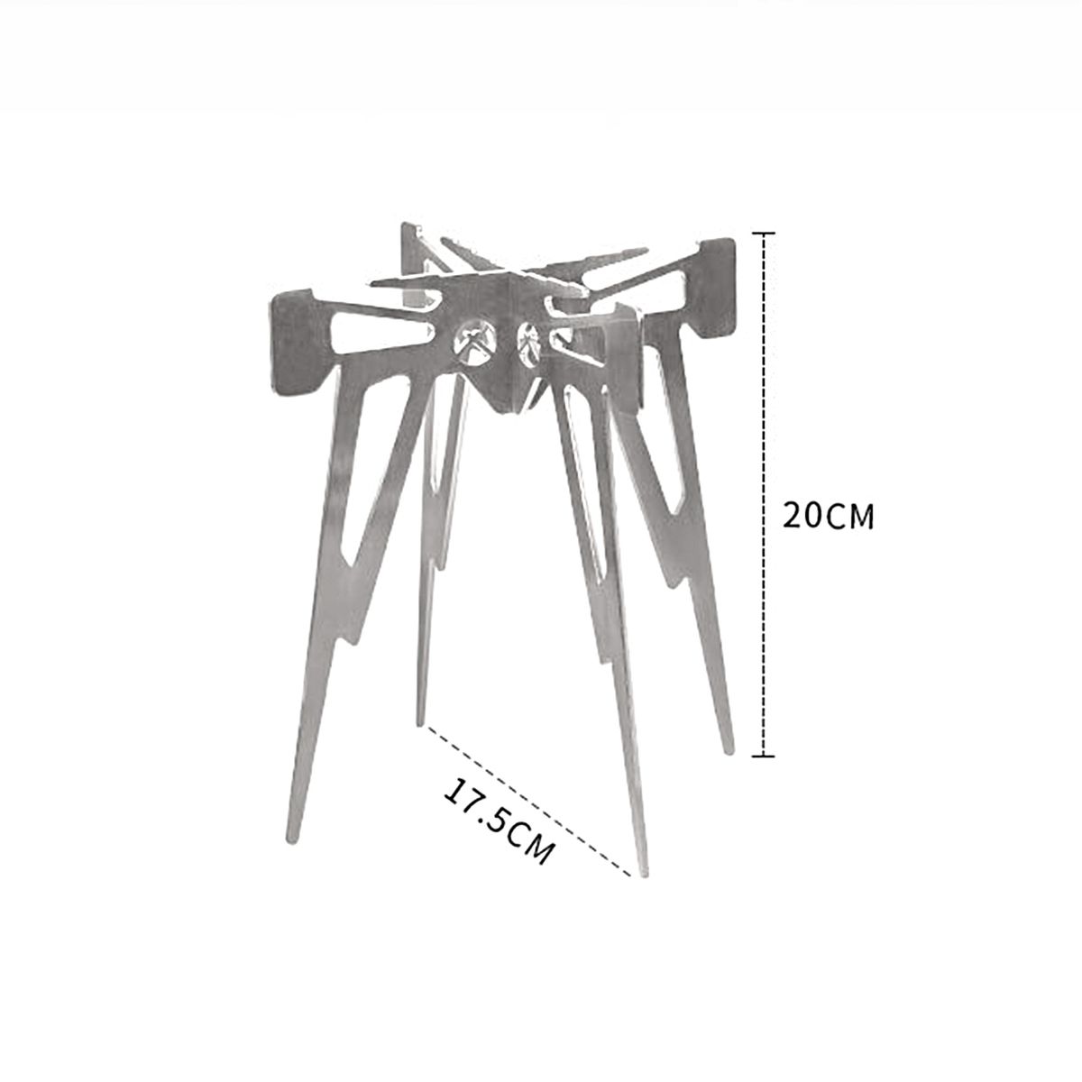 Incinerator Base Campfire Pot Stand Camp Stove Stand Stainless Steel