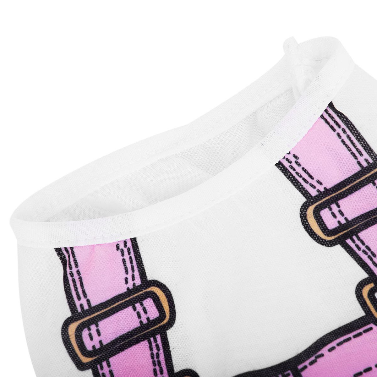 Puppy Dog Costume T-shirt Summer Round Neck Tops Tee Playsuit Dog Clothes Apparels XL Pink