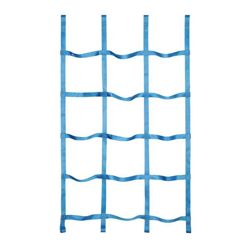 Indoor/Outdoor Climbing Net (70Inchx43Inch)Playground Freight Net,Swing Climbing Net,Children Climbing Net,Light Blue