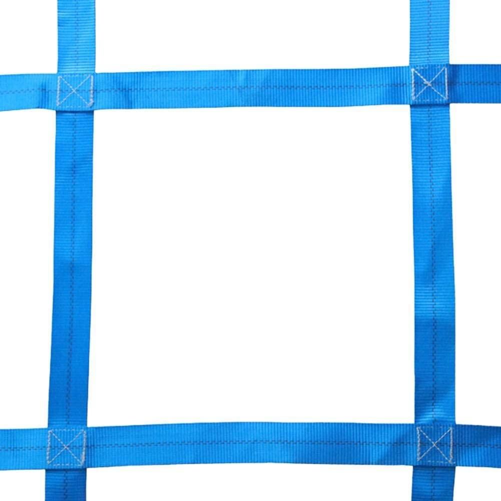 Indoor/Outdoor Climbing Net (70Inchx43Inch)Playground Freight Net,Swing Climbing Net,Children Climbing Net,Light Blue