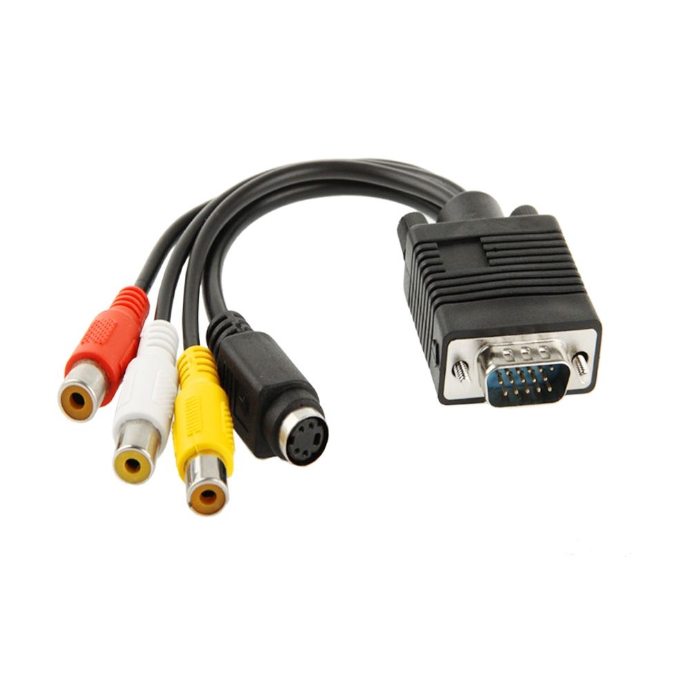 VGA To S-Video AV TV Converter Cable Adapter