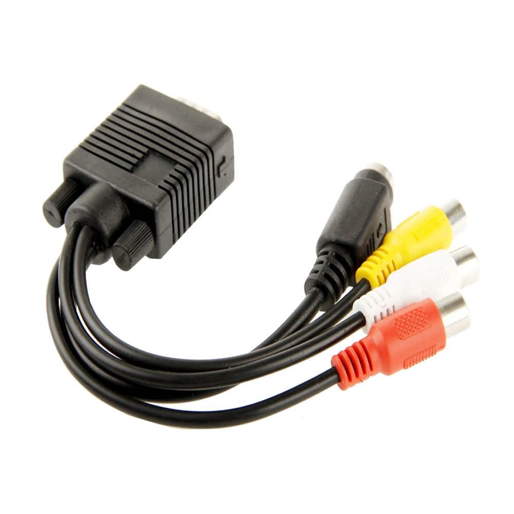 VGA To S-Video AV TV Converter Cable Adapter