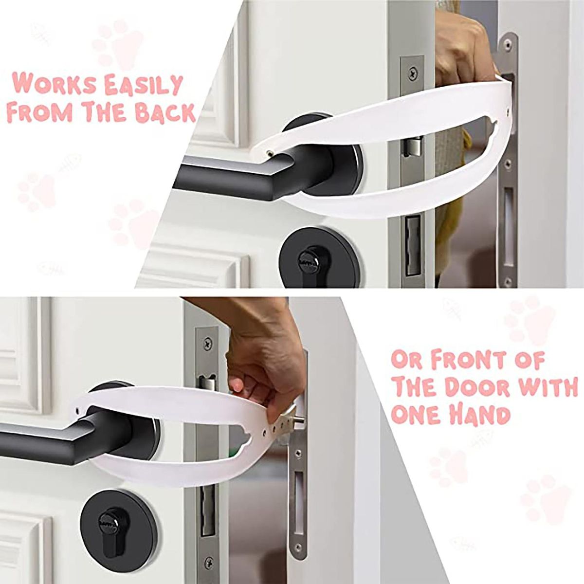 Cat Door Stopper No Measuring Cat Door Stopper Latch White