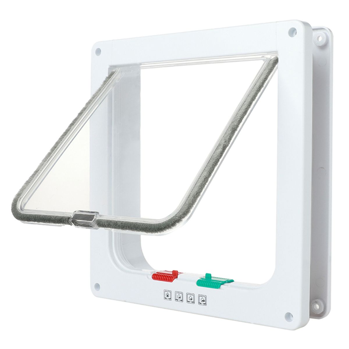 Dog And Cat Flap Door 4 Way Locking Cat Flap Door For
