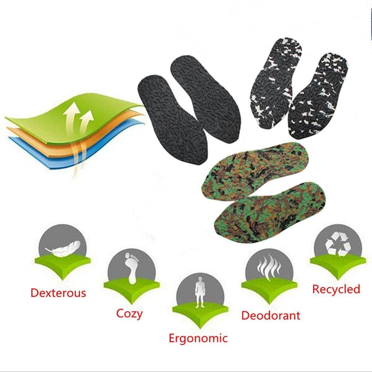 1 Pair Anti Slip Rubber Stick On Full Sole Shoe Repair Grip Pads Thickness 32*12.5*0.4cm Multicolor