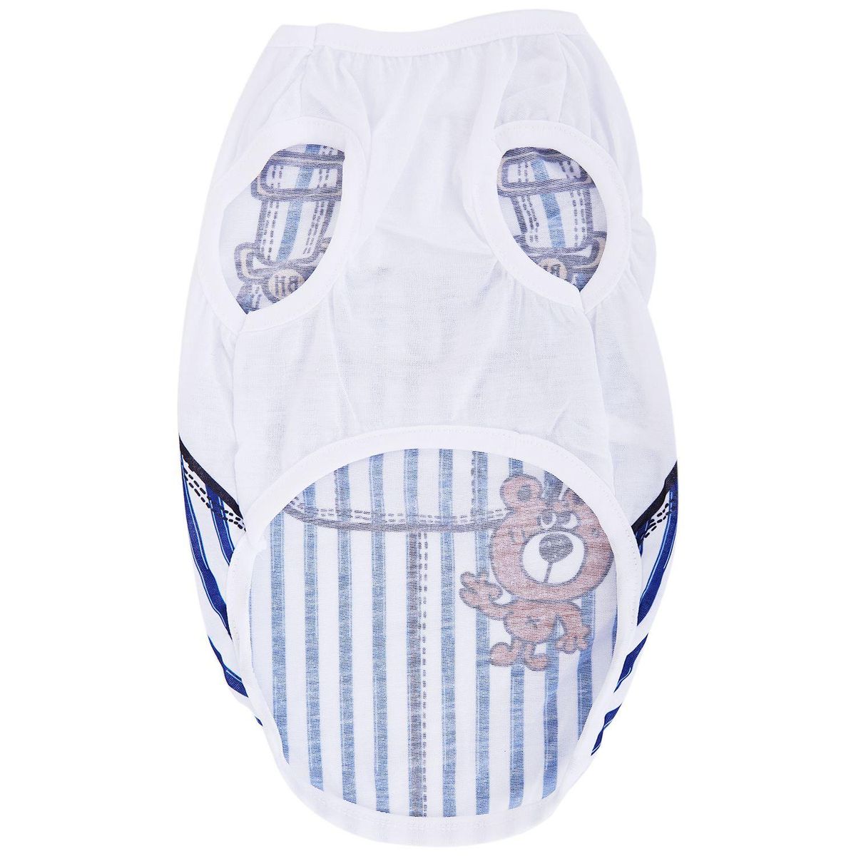 Puppy Dog T-shirt Round Neck Tops Dog Clothes Apparels S