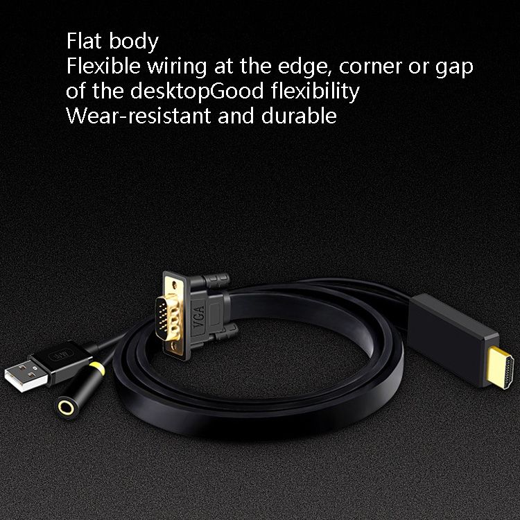 10m HDMI To VGA Cable