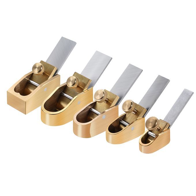 5pcs Woodworking Cutter Set Curved Sole Metal Brass