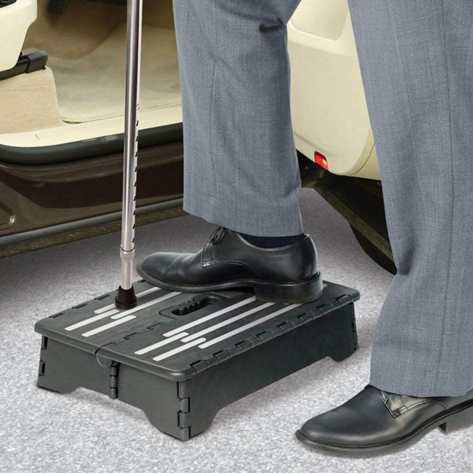Portable Folding Riser Step Stool Outdoor Indoor Car Height Boost