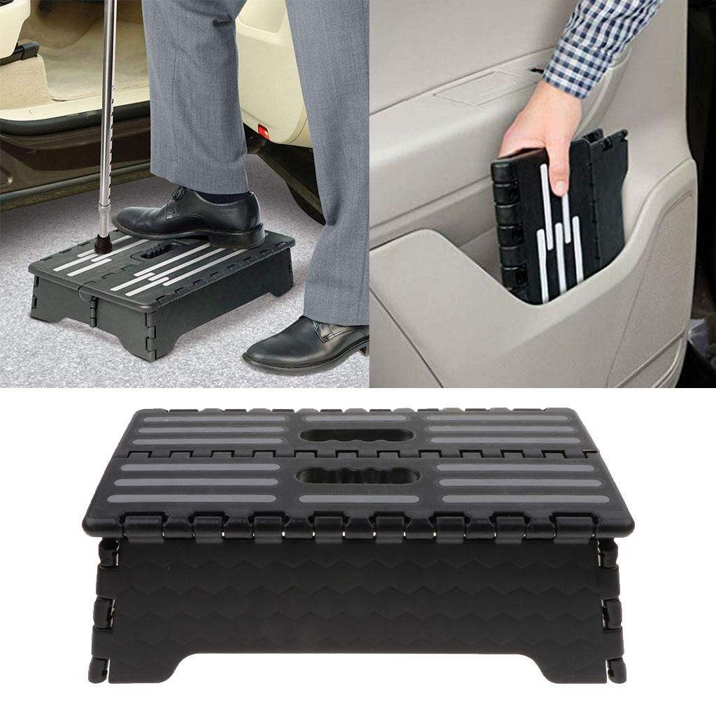 Foldable High Riser Step Non-Slip Top & Feet Mobility Bed Step For