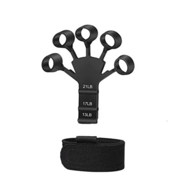 1pcs Silicone Gripster Grip Strengthener Finger Stretcher Hand Grip Trainer