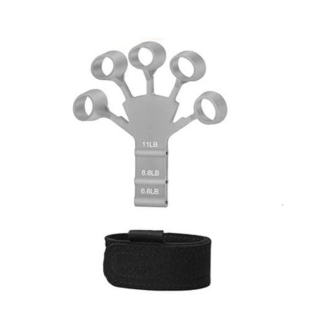 1pcs Silicone Gripster Grip Strengthener Finger Stretcher Hand Grip Trainer