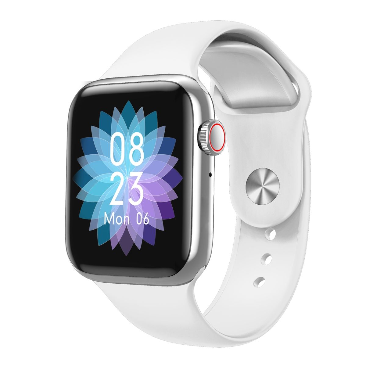 Smart Watch, IP67 Waterproof, Support Temperature/Heart Rate/Blood Pressure/Sleep  Monitoring(White)