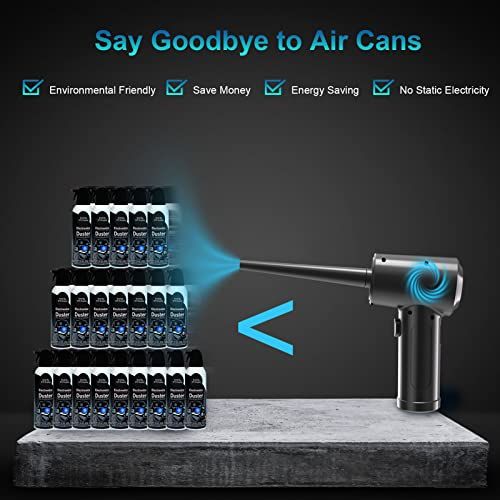 Compressed Air DusterKeyboard Cleaner For 85000RPM Air Blowe