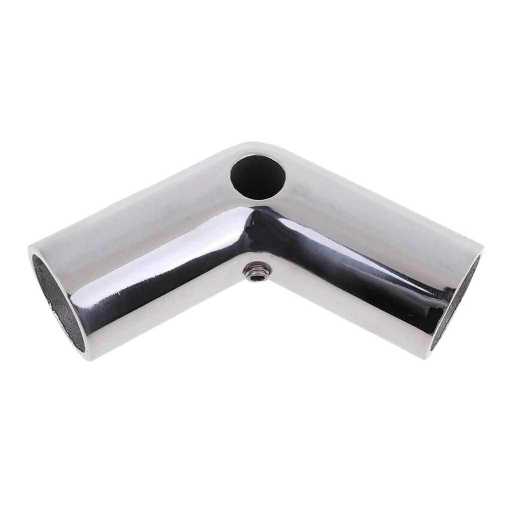 Boat Hand Rail 120 Degree Elbow Fitting 1" 25mm Tube, Silver