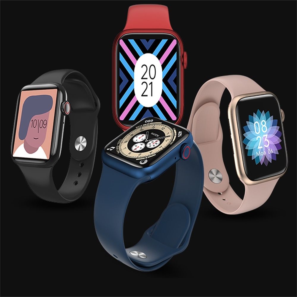 Smart Watch, IP67 Waterproof, Support Temperature/Heart Rate/Blood Pressure/Sleep  Monitoring(Pink)