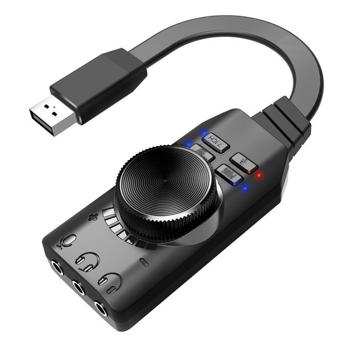 GS3 USB 2.0 External Sound Card Virtual 7.1 Channel