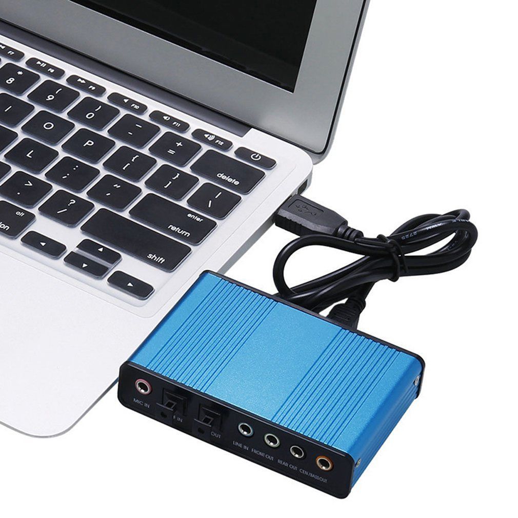 Professional USB Sound Card 6 Channel 5.1 Optical External Audio Card Converter CM8206 Set For Laptop Desktop Dropshipping