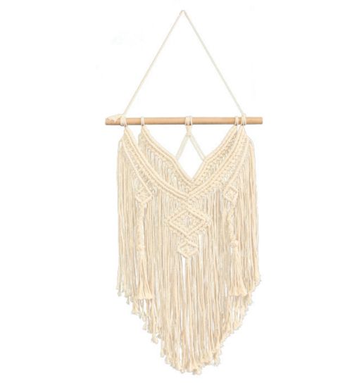 Macrame Wall Hanging Tapestry Wall Decor Boho Bohemian Woven Home Decoration Handmade Living Room Apartment Dorm