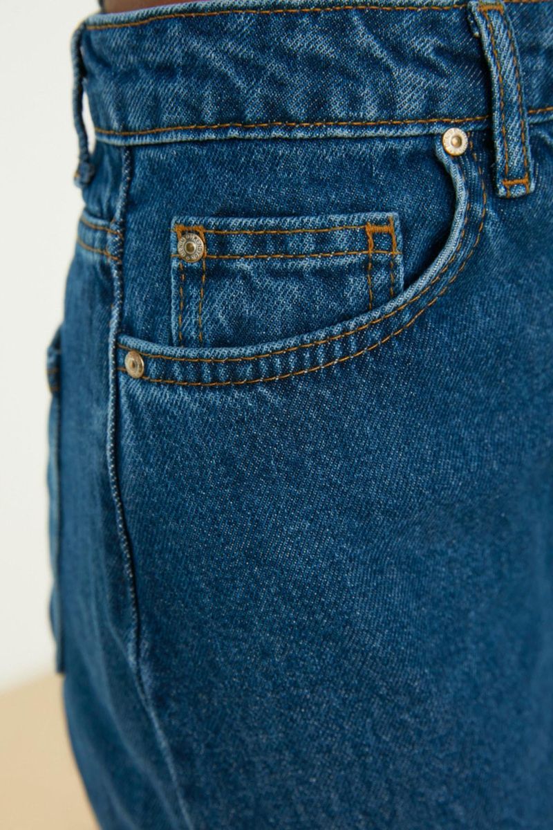 Jeans - Blue - Mom