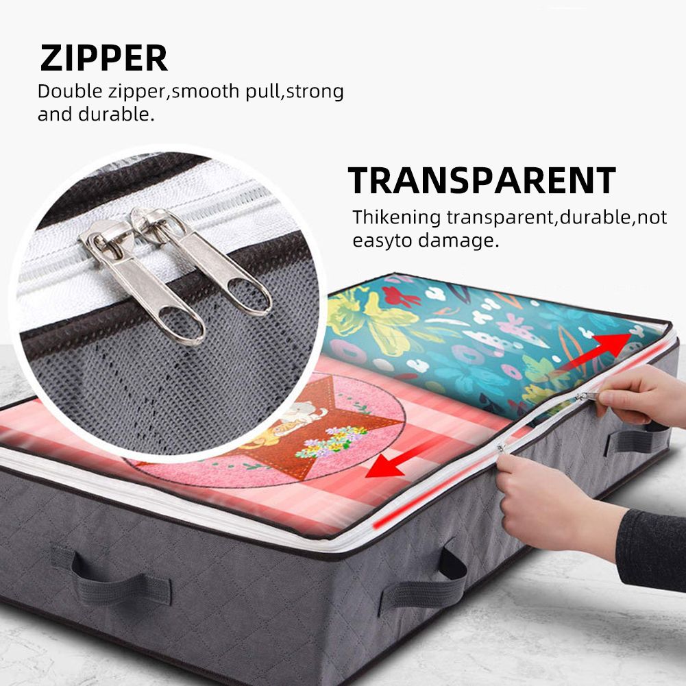 Underbed Storage Bag Under Bed Storage For Clothes Blankets