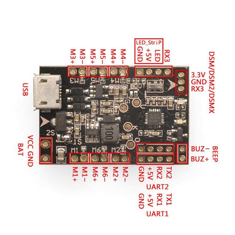 F3 EVO Brush Flight Control SP Racing Board Brushed For 90