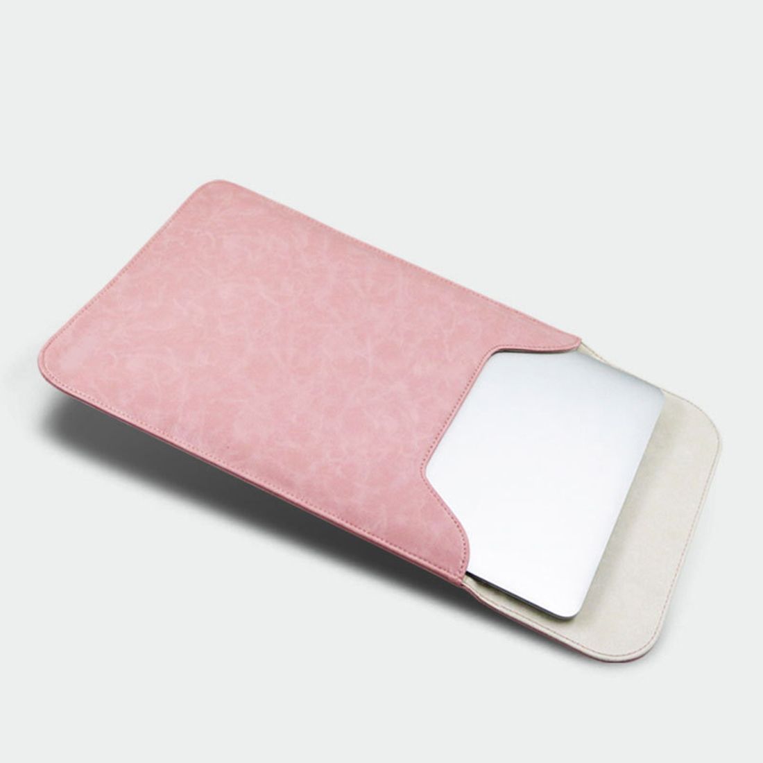13.3 Inch PU + Nylon Laptop Bag Case Sleeve Notebook Carry Bag, ForBook, Xiaomi, Lenovo, Sony, DELL, ASUS, HP(Pink)