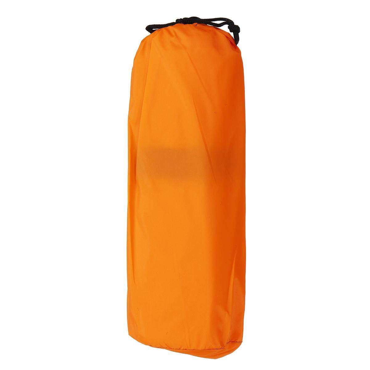 195×58×5 Lightweight Portable Inflatable Sleeping Pad Air Mattress Waterproof Camping Mat Comfortable Sleeping Beach Mat With Pillow Orange