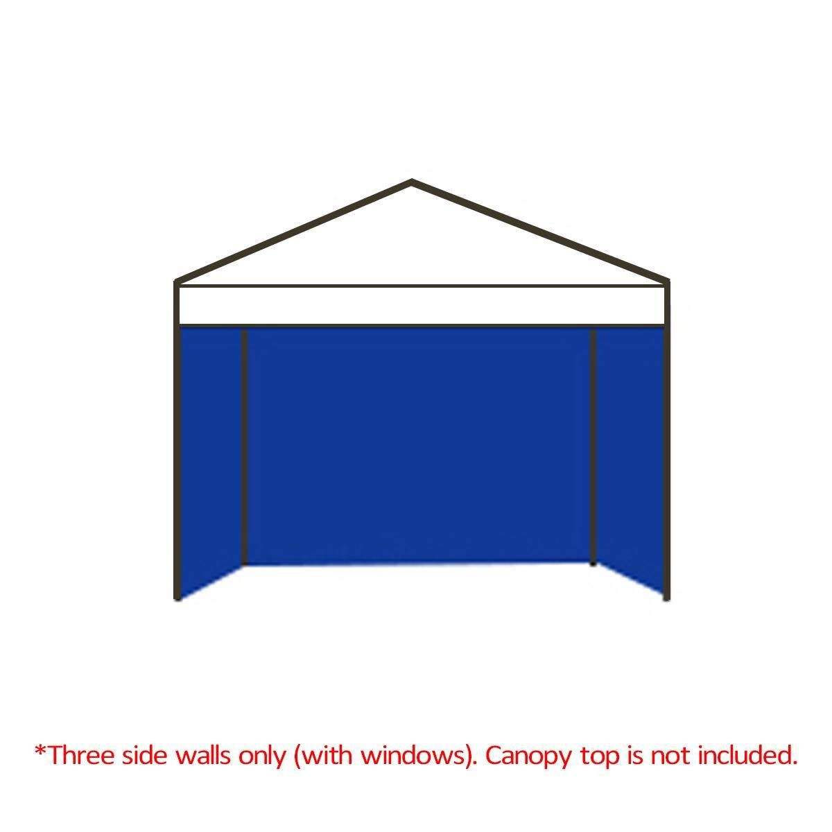 Gazebo Marquee Party Tent Side Wall Window Waterproof Garden Outdoor Canopy 3x3m Red