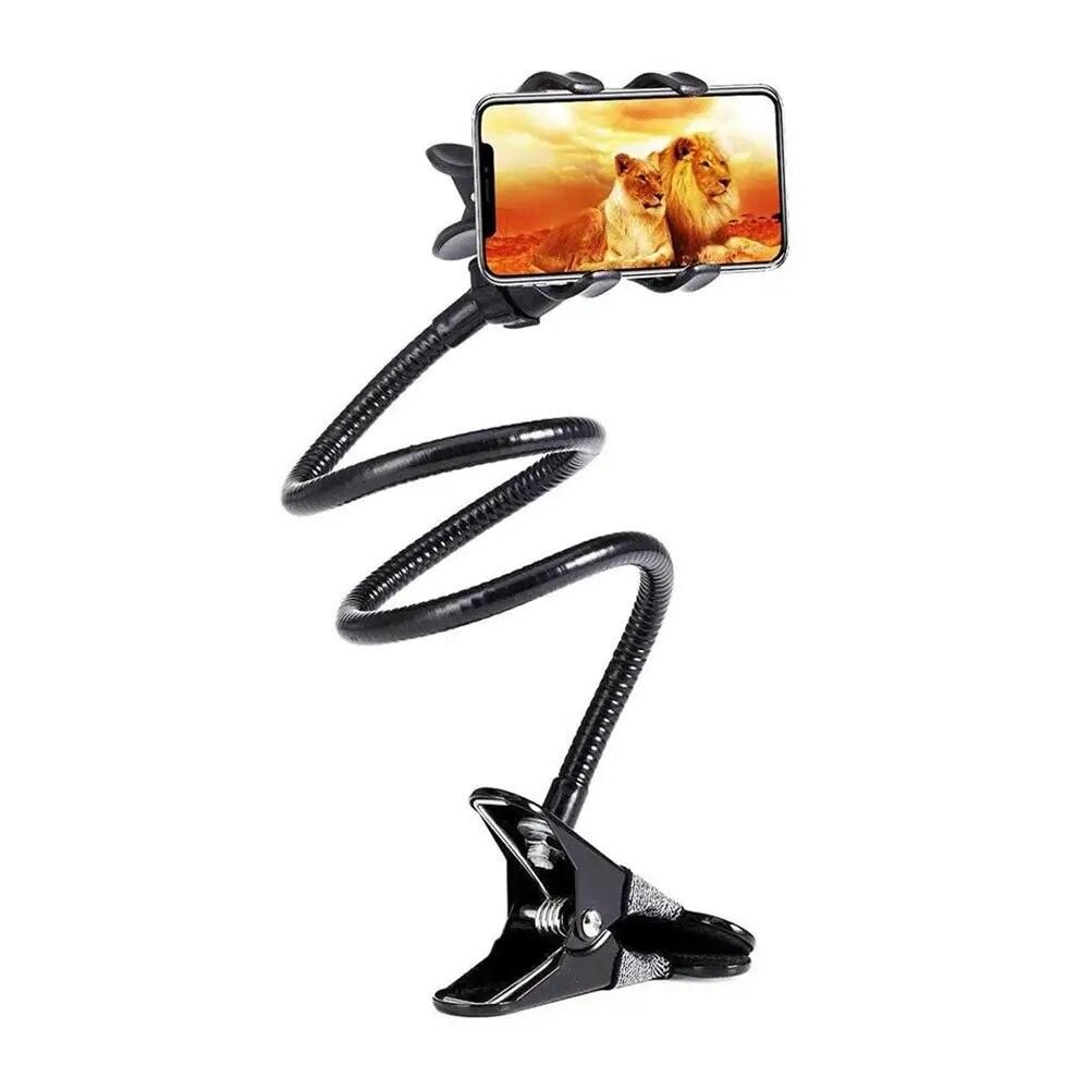 Holder For Phone Webcam Stand Flexible Adjustable Desk Mount Gooseneck Clamp Clip Camera Holder Mobile Phone Accessories