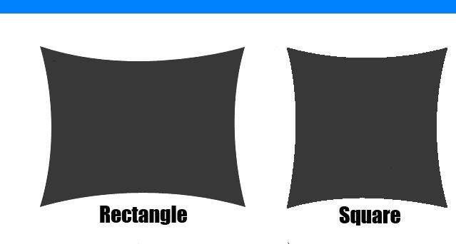 Canopy Awning Square 4*4m Awning Canvas Multi Size Heavy Duty Shade Sail In Grey Square 4 * 4m