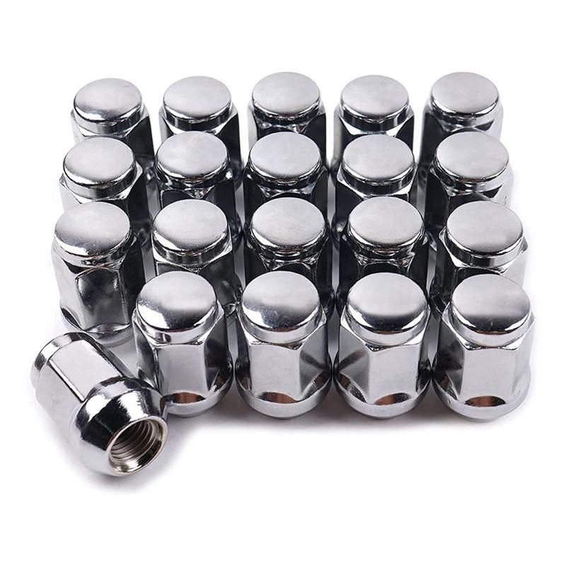 20Pcs 14X15 Lug Nuts - 19mm Lug Nut 138 inch Tall 34 inch Hex Chrome Lug Nuts for 1999-2021 1500